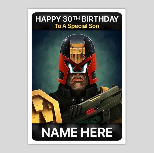 Judge dredd personalised - dredd, a5