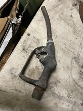 Antique Gilbert Barker GB Gilbarco All Brass Petrol Pump Nozzle Handle Rough