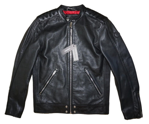 Diesel quad leather jacket - diesel, l-quad