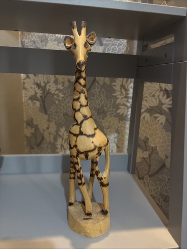 Wooden giraffe - wooden,