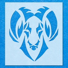 Aries Star Sign Stencil: Mylar