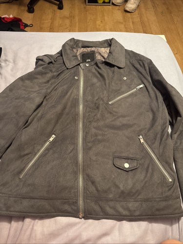 River island men grey zip - men's,