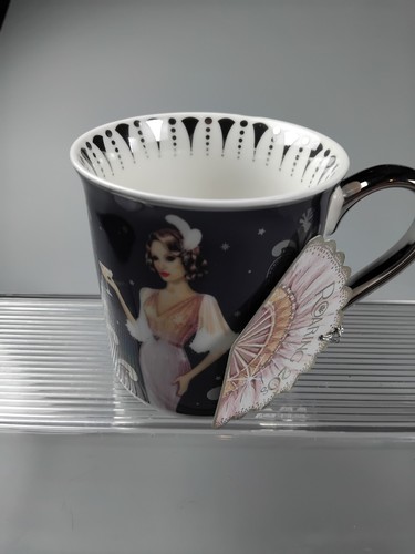 Roaring 1920 blue lady art - roaring,