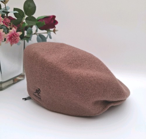 Kangol wool camel cap - wool,