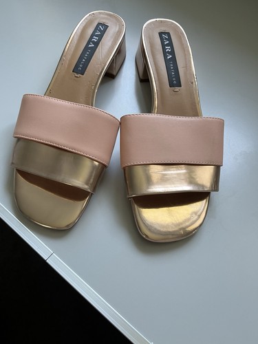 Zara sliders gold rose - gold, @