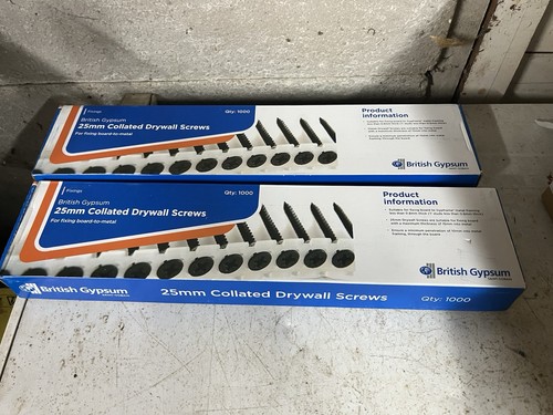 Boxes 25mm collated screws - boxes,