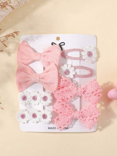 8pcs bow hair clips - 8pcs,