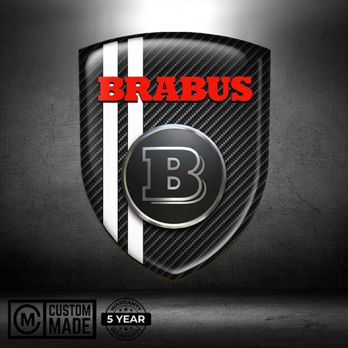 Brabus sticker fender badge - sticker, |