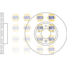 2x Brake Discs Vented For Vauxhall Vivaro MK3 2.0 Napa Front