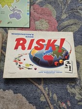 Vintage Waddington's Risk! Board Game, 1967, Boxed & Complete.