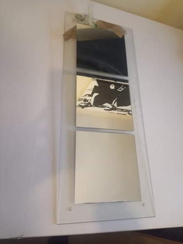 Glass silver flat frameless - silver,