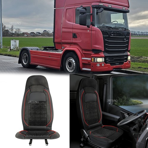 Leather semi truck seat cover - truck,