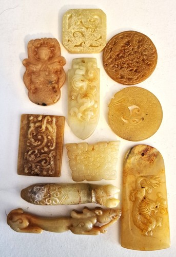 Collection ten carved - of,