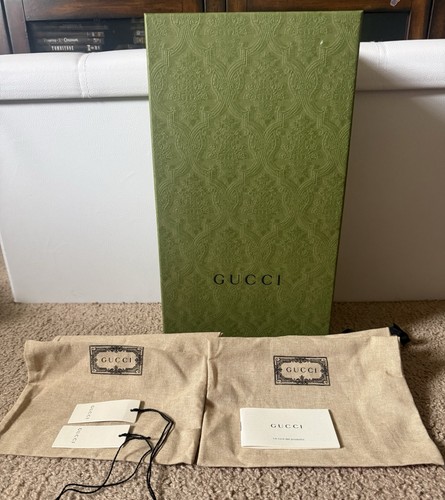 Authentic gucci green shoe box - gucci,