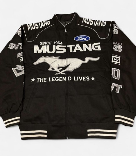 Ford mustang black bomber - mustang,