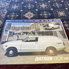Datsun Sunny 120Y Van Leaflet / advertising  Brochure 1977