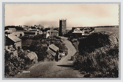 Postcard cornwall zennor - postcard, rp