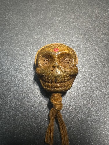 Vintage tibetan yak bone skull - vintage,