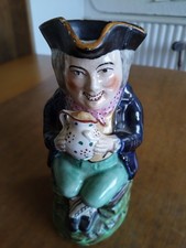 Toby Jug, Cross-legged Squire, Vintage Staffordshire 