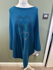 Frank Usher Blue Poncho