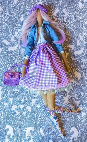 Handmade tilda style doll - tilda,