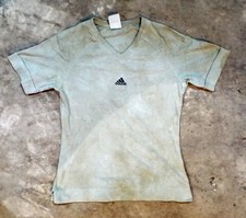 Adidas - Women's Reverse Tie Dye Dirtwashed Distressed T Shirt - S / UK 8
