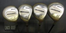 Set of 4 Ladies Wilson Pro Staff PT Driver & 3+5+7 Woods Ladies Graphite Shafts