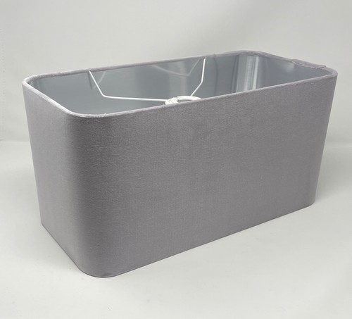 Lampshade light grey velvet - lampshade,