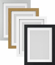 White & Black Photo Picture Frames (With White Mounts) A1 A2 A3 A4 A5 Home Décor