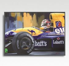 NIGEL MANSELL  F1 print from