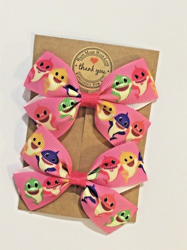 Baby shark hair bow alligator - baby,