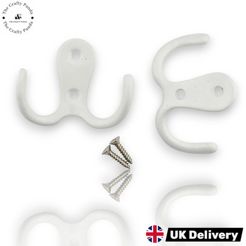 Coat hook twin double - coat, robe