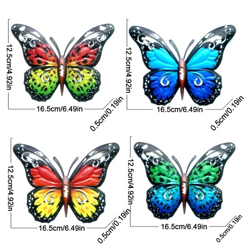 Large metal butterfly wall - large,