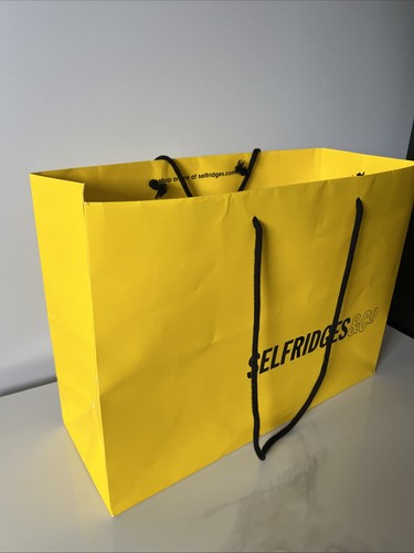 Selfridges empty gift bag - empty,