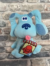 Vintage Blues Clues Soft Plush Toy With Cards 10” VGC