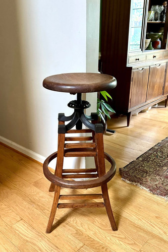 Antique wood and cast - and, iron
