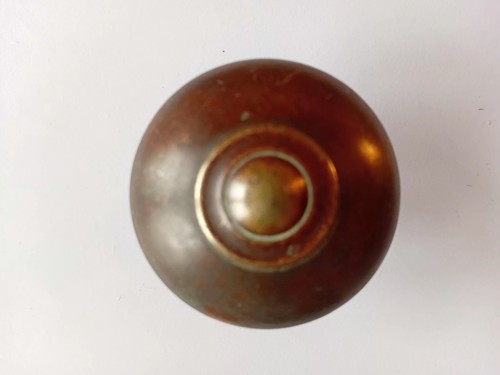 Solid brass door knob - brass, knob/