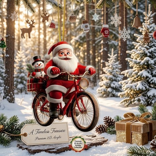Christmas santa snowman - christmas,