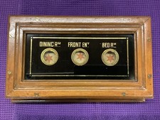 Servants / butlers indicator  bell box  three window.