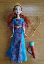 Merida, Disney Princess Colourful Curls , With Bow And Arrow, Tiara, Belt