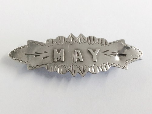 Antique sterling silver may - antique,