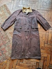 Vintage 1990s Mens Driza-Bone Australian Riding Longline Wax Coat M