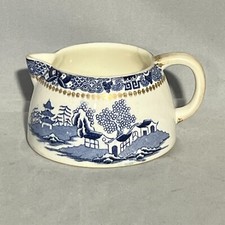 Cream Jug - Davenport Longport Staffordshire 3588 - Collectable Blue & White