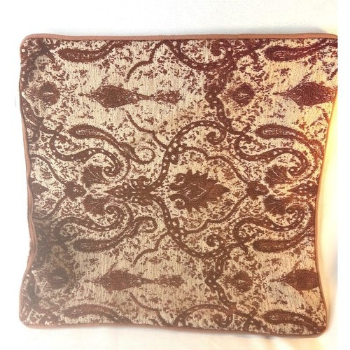 Set rust chenille - chenille, damask