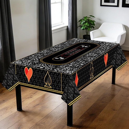 Casino poker tablecloth - poker,