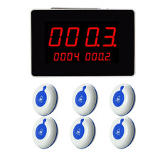 Restaurant Waiter Calling System Wireless Table Bell Pagers 1 Host Receiver 10 H