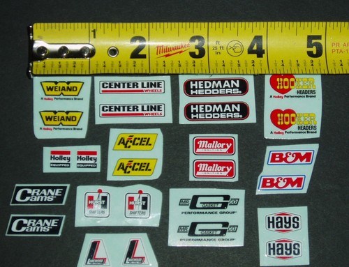 Car decals - 1:10,