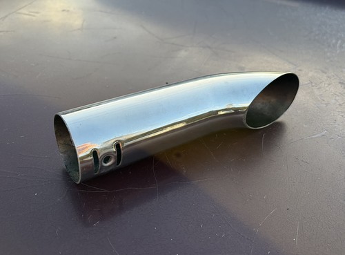 Classic chrome exhaust trim - chrome,