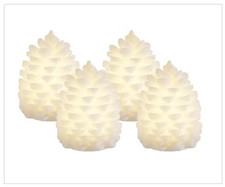 LED Light Up Fir Cones  Set of