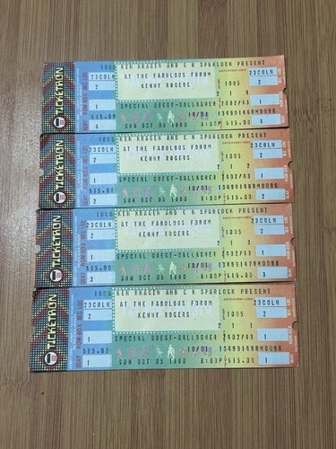 Kenny rogers concert - kenny, tickets